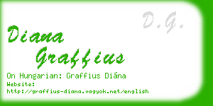 diana graffius business card